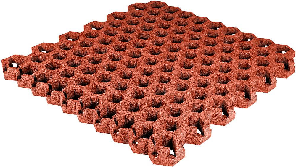 Rasengitterplatte Hexagon 6,5 cm